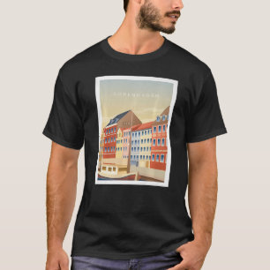 Copenhagen Denmark Nyhavn Harbour Tourism Revel so T-shirt