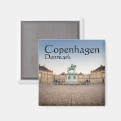Copenhagen Denmark Souvenir Magneet (Voorkant / Achterkant)