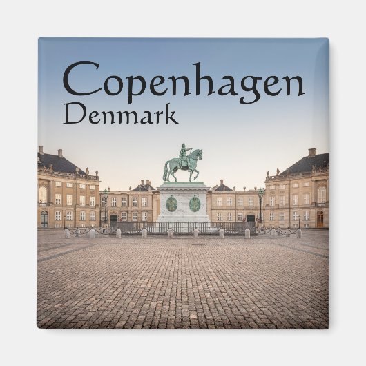 Copenhagen Denmark Souvenir Magneet (Voorkant)