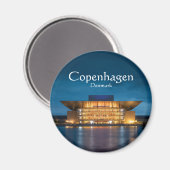 Copenhagen Denmark Souvenir Magneet (Voorkant / Achterkant)