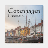 Copenhagen Denmark Souvenir Magneet (Voorkant)