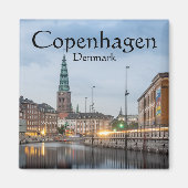 Copenhagen Denmark Souvenir Magneet (Voorkant)