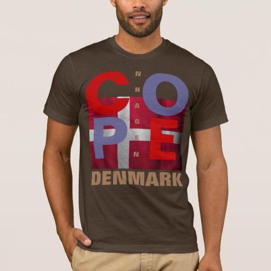 COPENHAGEN DENMARK T-SHIRT (Voorkant)