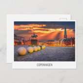 Copenhagen, Denmark travel postcard Feestdagenkaart (Voorkant / Achterkant)