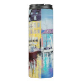 Copenhagen in a shining day, colorful buildings an thermosbeker (Achterkant)