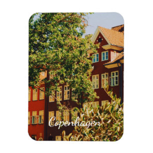 Copenhagen stadsgezicht - Denemarken Magneet