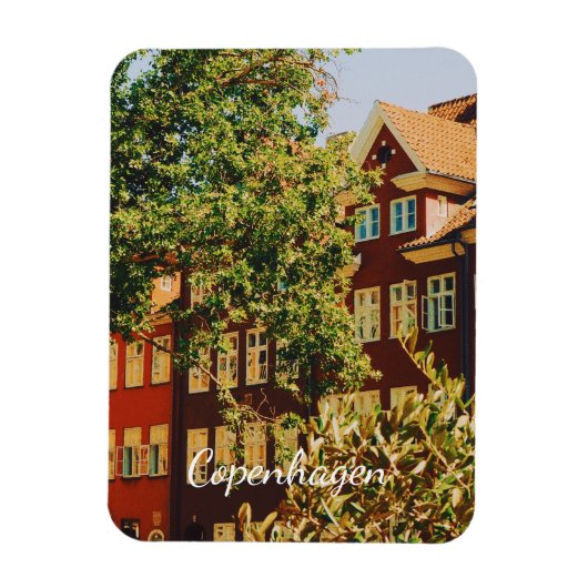 Copenhagen stadsgezicht - Denemarken Magneet (Verticaal)