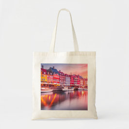 Copenhagen Sunrise Nyhavn, Denemarken Tote Bag