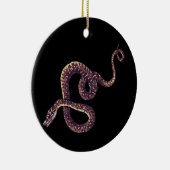 Coperhead Snake Scary Reptile Serpent Keramisch Ornament (Rechts)
