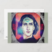 Copernicus a Fire Elf High Weirdness Briefkaart (Voorkant / Achterkant)