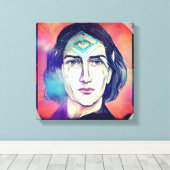 Copernicus a Fire Elf High Weirdness Canvas Afdruk (Insitu (Houten vloer))