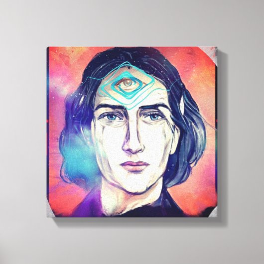 Copernicus a Fire Elf High Weirdness Canvas Afdruk (Voorkant)