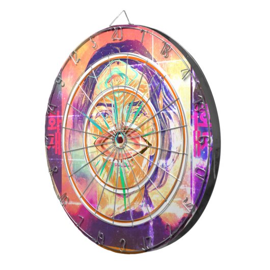 Copernicus a Fire Elf High Weirdness Dartbord (Voorkant Rechts)