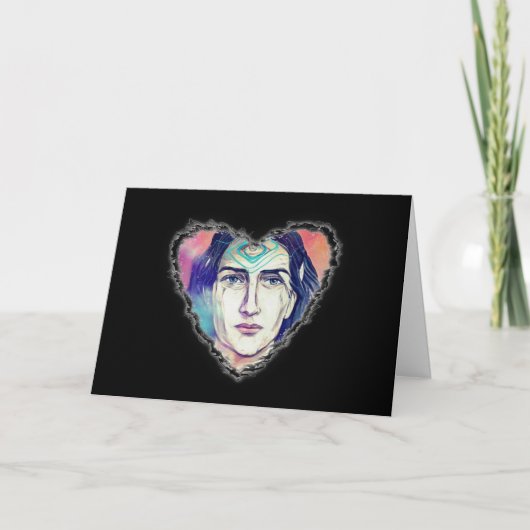 Copernicus a Fire Elf High Weirdness Feestdagen Kaart (Voorkant)