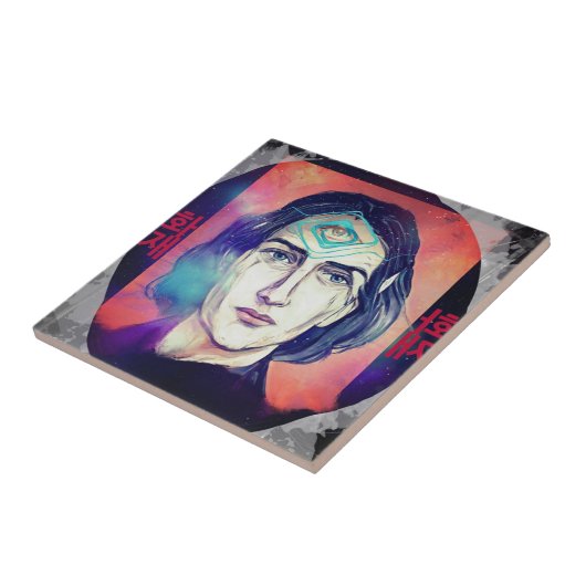 Copernicus a Fire Elf High Weirdness Tegeltje (Zijkant)