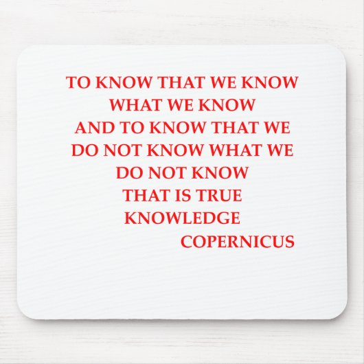 COPERNICUS-citaat Muismat (Voorkant)