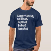 Copernicus & Galileo T-shirt (Voorkant)