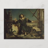 Copernicus in de toren van Frombork Briefkaart (Voorkant)