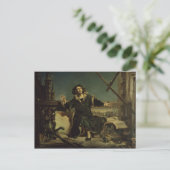 Copernicus in de toren van Frombork Briefkaart (Staand voorkant)