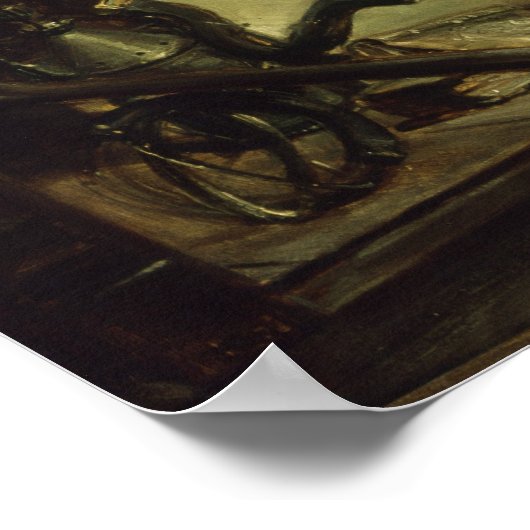 Copernicus in de toren van Frombork Poster (Hoek)