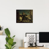 Copernicus in de toren van Frombork Poster (Thuiskantoor)