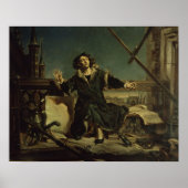 Copernicus in de toren van Frombork Poster (Voorkant)