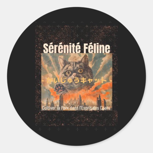 Copie de Copie de Meow Wellness S Sticker (Voorkant)