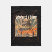 Copie de Copie de Meow Wellness S Sticker Fleece Deken (Voorkant)