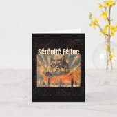 Copie de Copie de Meow Wellness S Sticker Kaart (Gele Bloem)