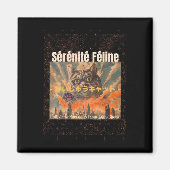 Copie de Copie de Meow Wellness S Sticker Magneet (Voorkant)