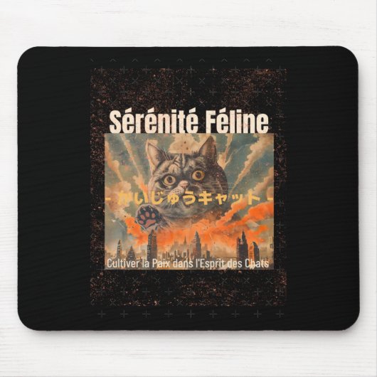 Copie de Copie de Meow Wellness S Sticker Muismat (Voorkant)