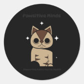 Copie de Meow Wellness S Sticker (Voorkant)