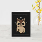 Copie de Meow Wellness S Sticker Kaart (Gele Bloem)