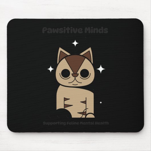 Copie de Meow Wellness S Sticker Muismat (Voorkant)