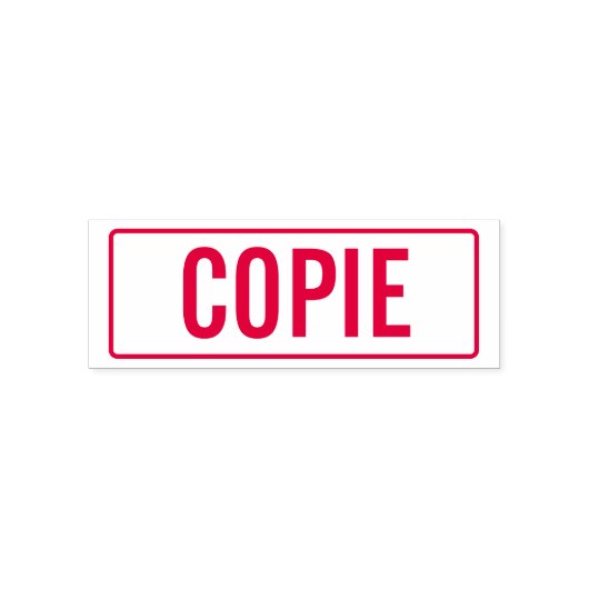 COPIE-tekst Zelfinktende Stempel (Design)