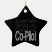 Copiloot-extraordinaire Keramisch Ornament (Voorkant)