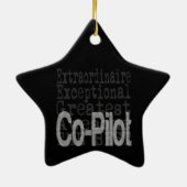 Copiloot-extraordinaire Keramisch Ornament (Achterkant)