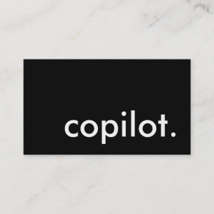 copiloot. visitekaartje