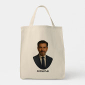 Copilot.AI Boodschappentas Tote Bag (Achterkant)