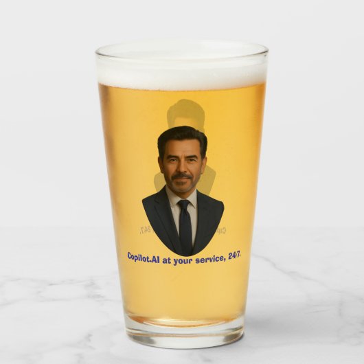 Copilot.AI tot uw dienst, 24/7. Glas (Voorkant gevuld)