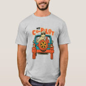 Copilot Dog in auto T-shirt (Voorkant)