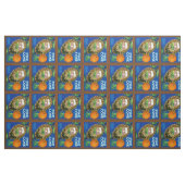 CoPine Cone-Sinaasappels Stof (Fat Quarter)