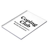 Coping Club – Spiral Notitieboek / Tijdschrift (Linkerzijde)