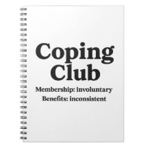 Coping Club – Spiral Notitieboek / Tijdschrift