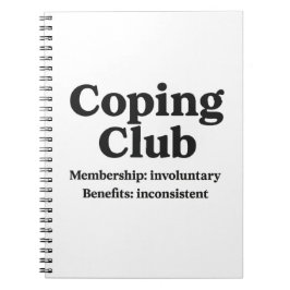 Coping Club – Spiral Notitieboek / Tijdschrift