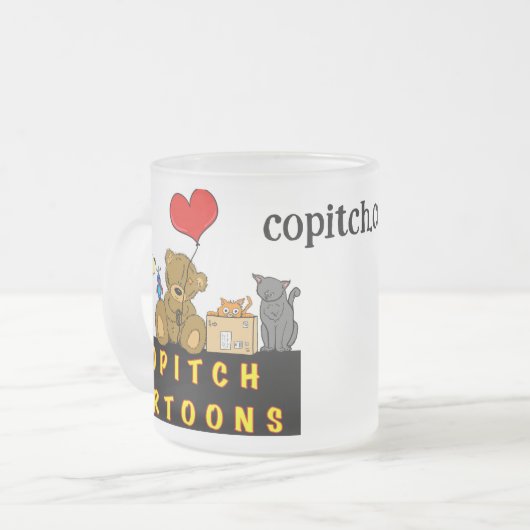 copitch.com promotioneel matglas koffiemok (Voorkant links)