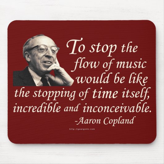Copland on Music Muismat (Voorkant)