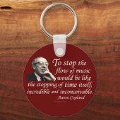 Copland on Music Sleutelhanger (Voorkant)