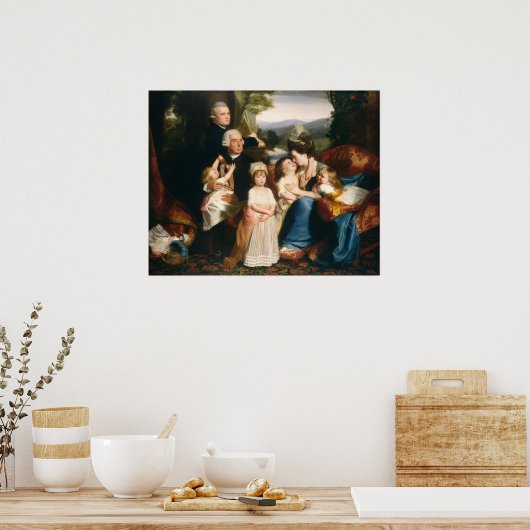 Copley Family - John S. Copley Fine Art Poster (Keuken)