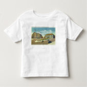 Copley Plaza en Square Uitzicht van het publiek Kinder Shirts (Voorkant)